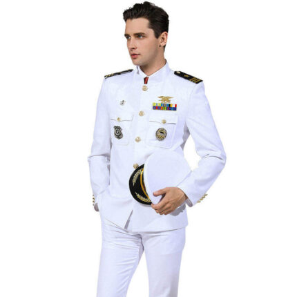 Airline Custom Stand Collar Crew Officer Uniform