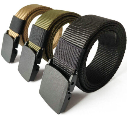 Automatic Buckle Nylon Tactical Waist Belt