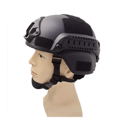 ABS Plastic Tactical Helmet with Adjustable Side Rail